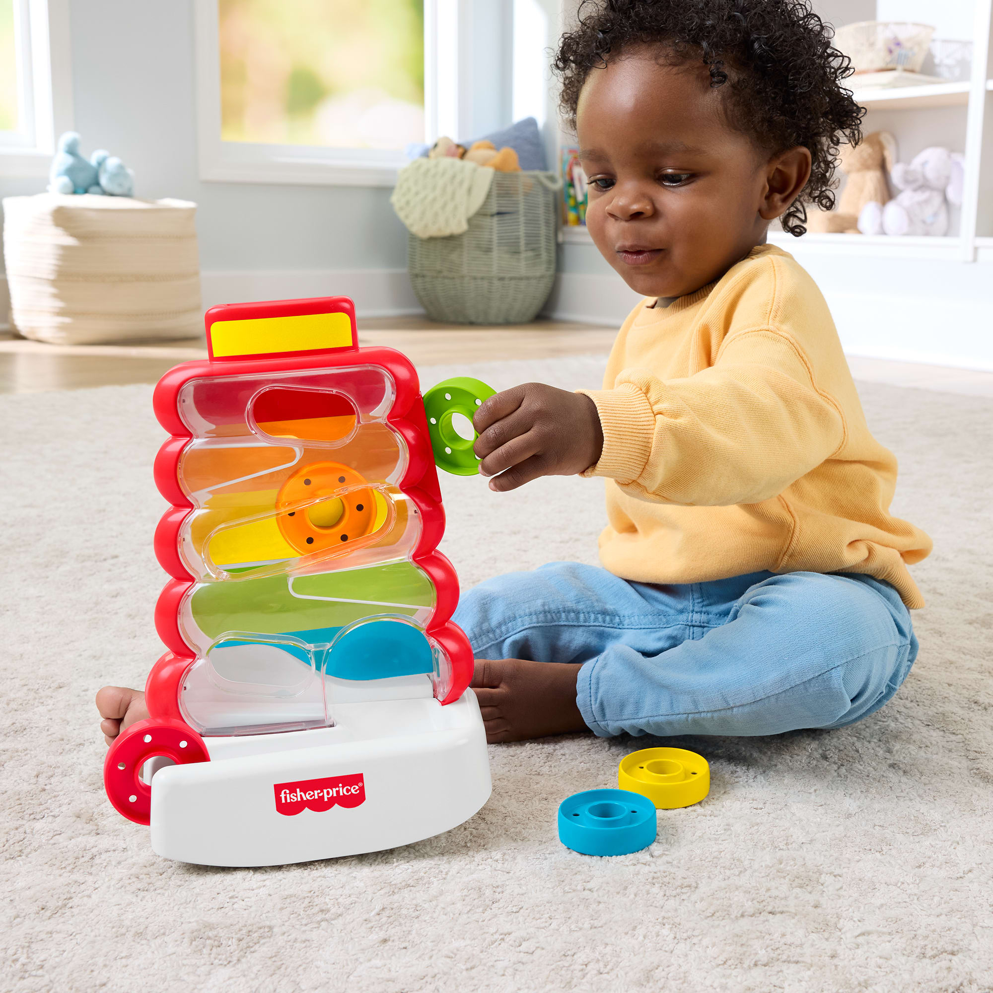 Piramide Rock-A-Stack Fisher-Price Mattel Jlb81 ( Imagem 3 de 4 ) - Preview