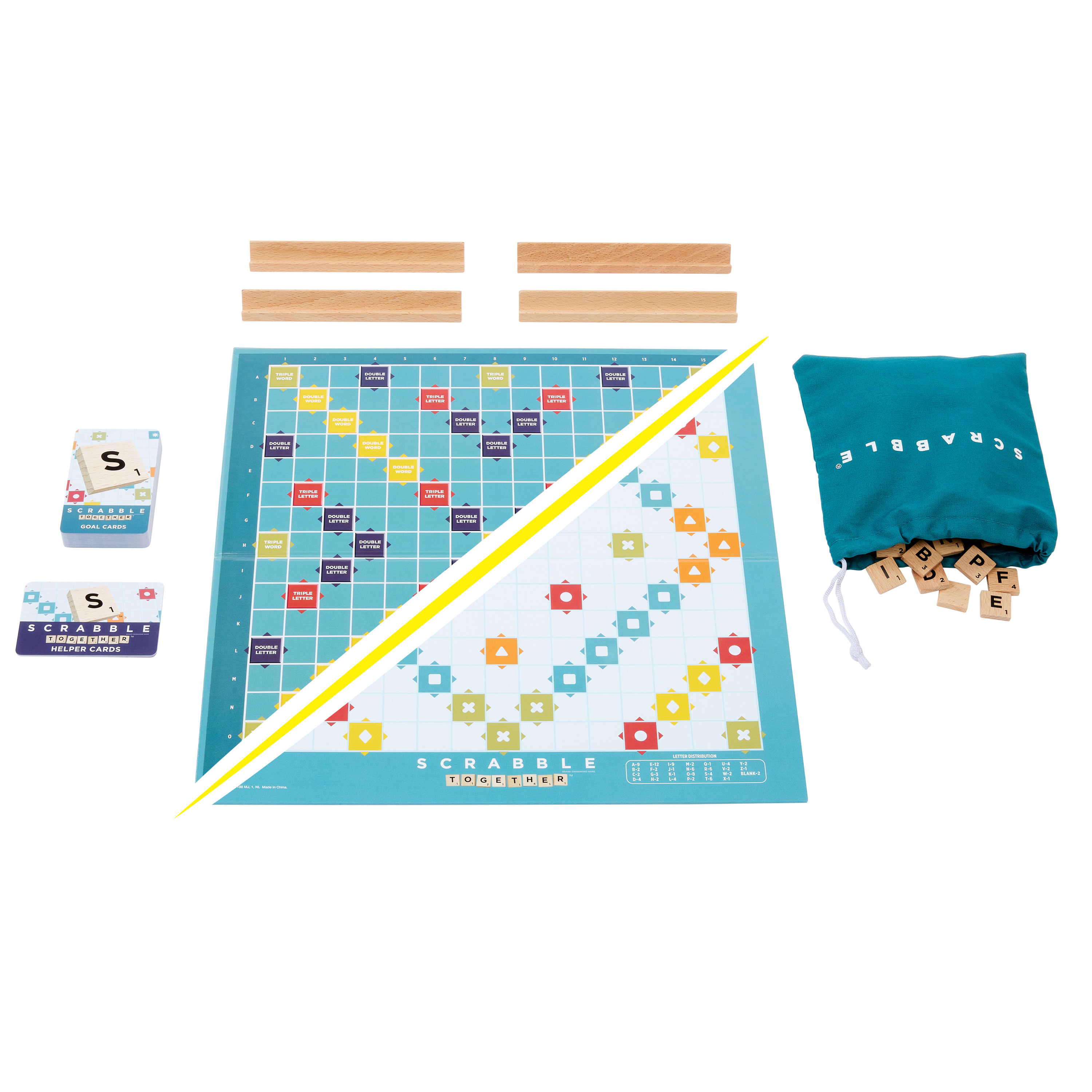Scrabble De Madeira 2 Em 1 Mattel Games (Versao Portuguesa) Jlj59 ( Imagem 2 de 4 ) - Preview