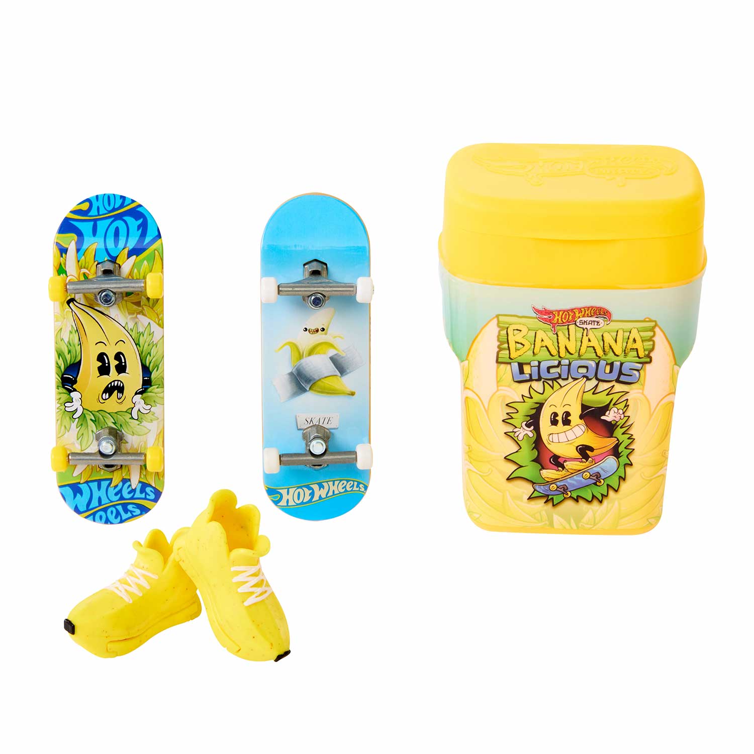 Hot Wheels Skate dedos Banana Split com caixa de Chicletes ( Imagem 3 de 4 ) - Preview