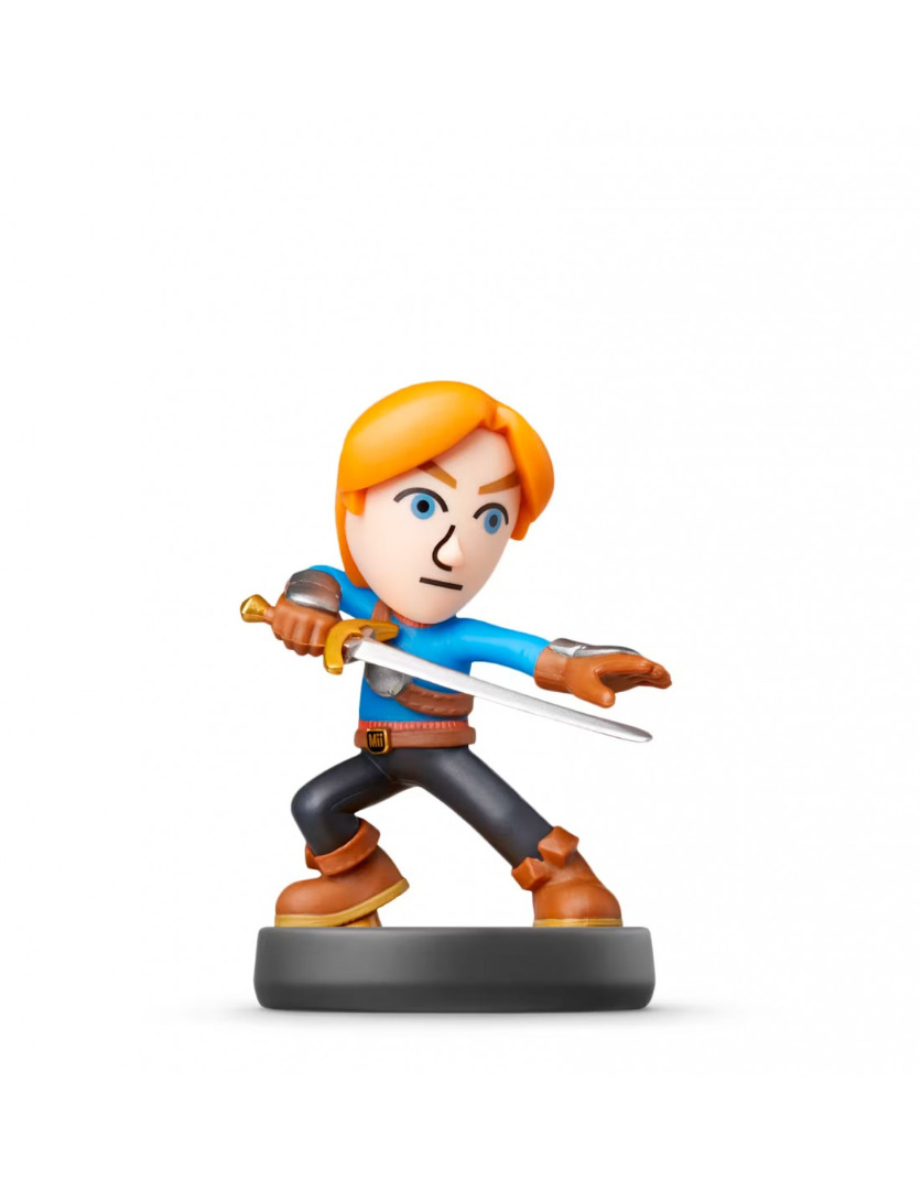 Amiibo - Figura Amiibo Mii Swordman (Espadachin Mii) (Serie SSB) ( Imagem 2 de 2 ) - Preview