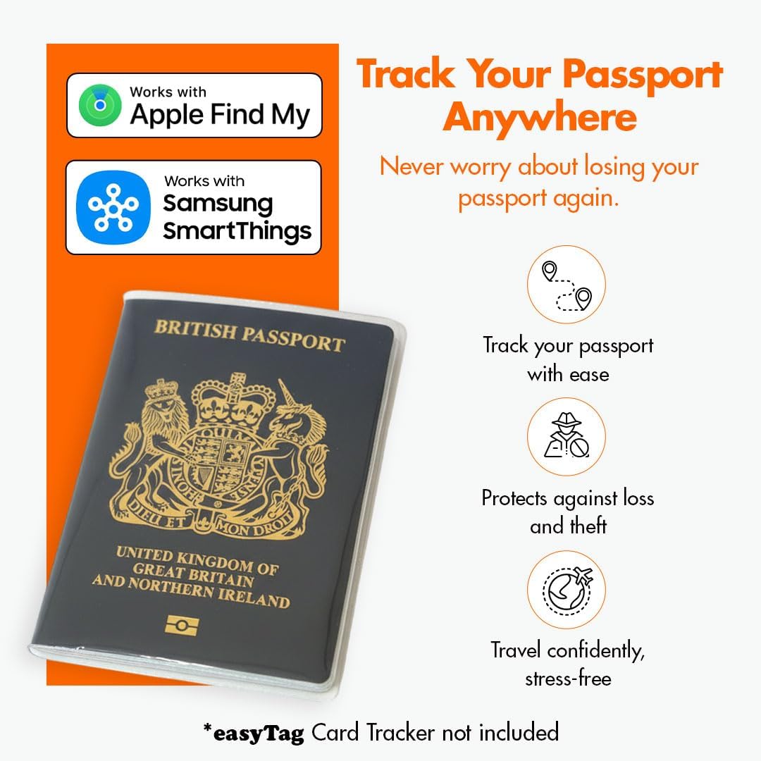 easyTag Capa Para Passaporte Easytag Com Rastreador (Sem Rastreador) ( Imagem 3 de 4 ) - Preview