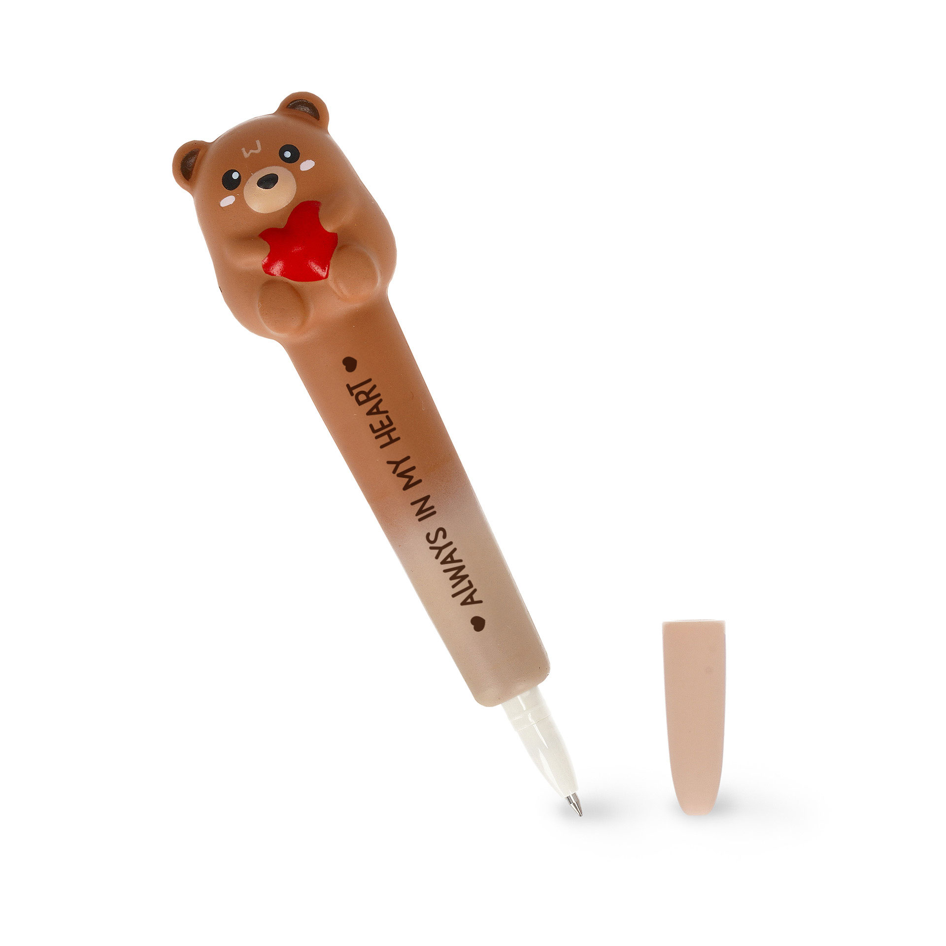 Esferográfica De Gel Squishy Teddy Bear Legami I Love You Sqp0007 ( Imagem 2 de 4 ) - Preview