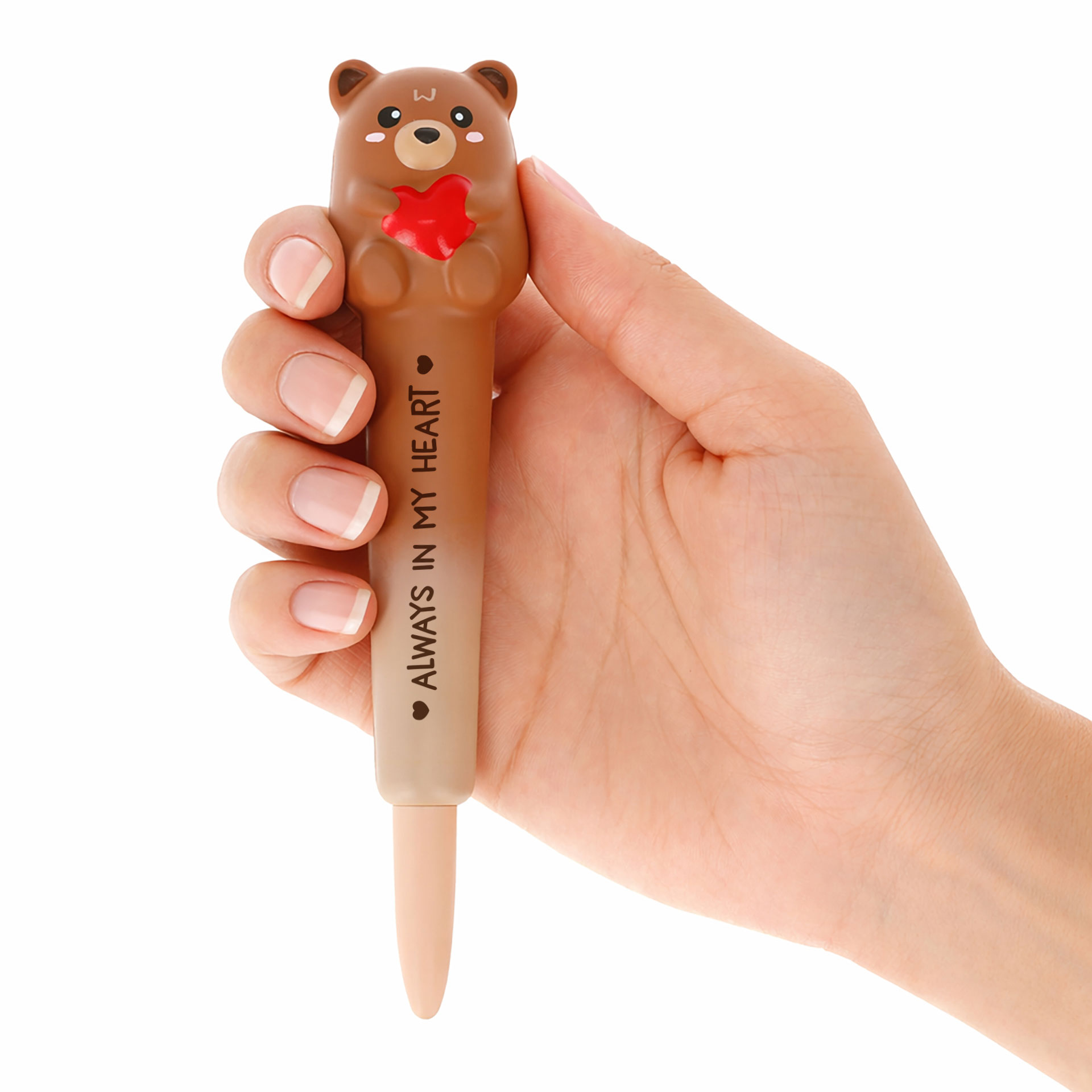 Esferográfica De Gel Squishy Teddy Bear Legami I Love You Sqp0007 ( Imagem 3 de 4 ) - Preview