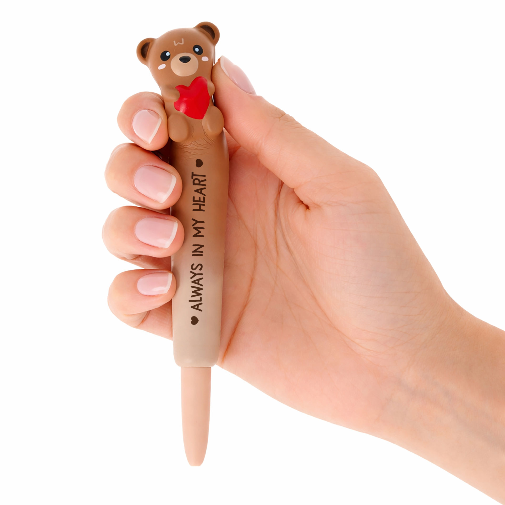 Esferográfica De Gel Squishy Teddy Bear Legami I Love You Sqp0007 ( Imagem 4 de 4 ) - Preview