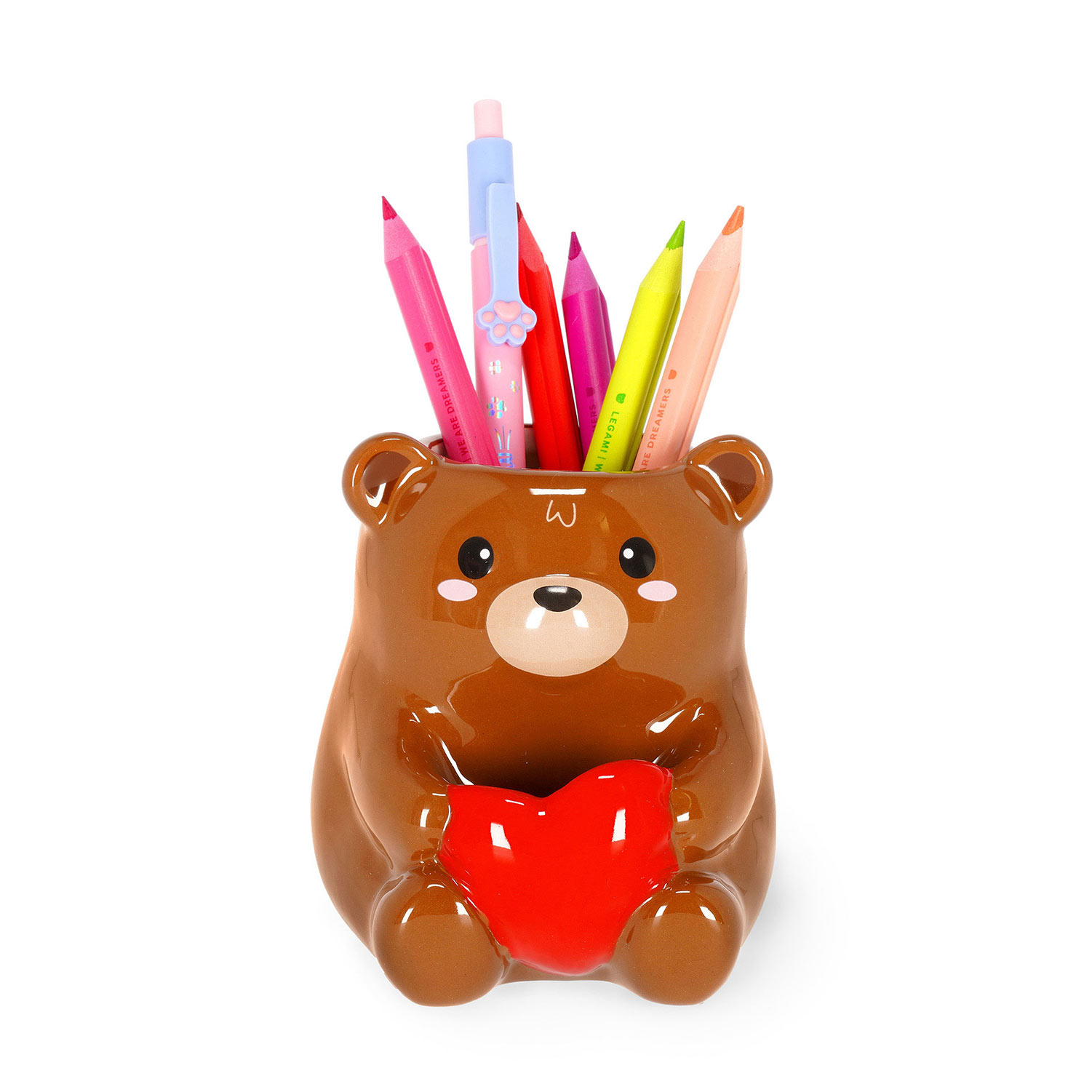 Porta-Lápis Em Ceramica Teddy Bear Legami I Love You Phs0009 ( Imagem 3 de 4 ) - Preview