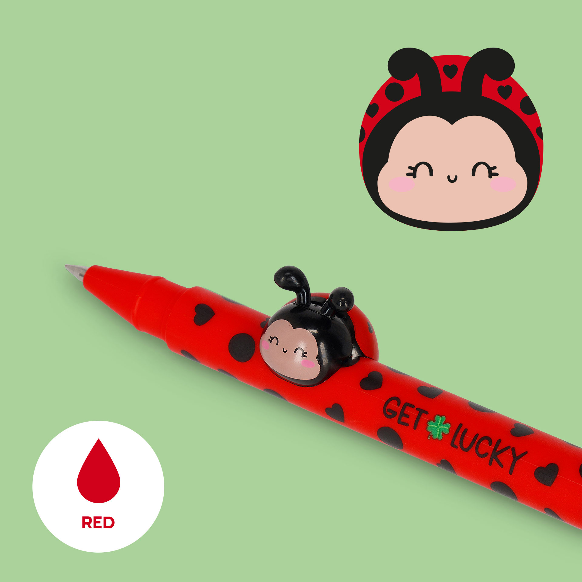 Lovely Friends - Gel Pen Joaninha ( Imagem 2 de 4 ) - Preview