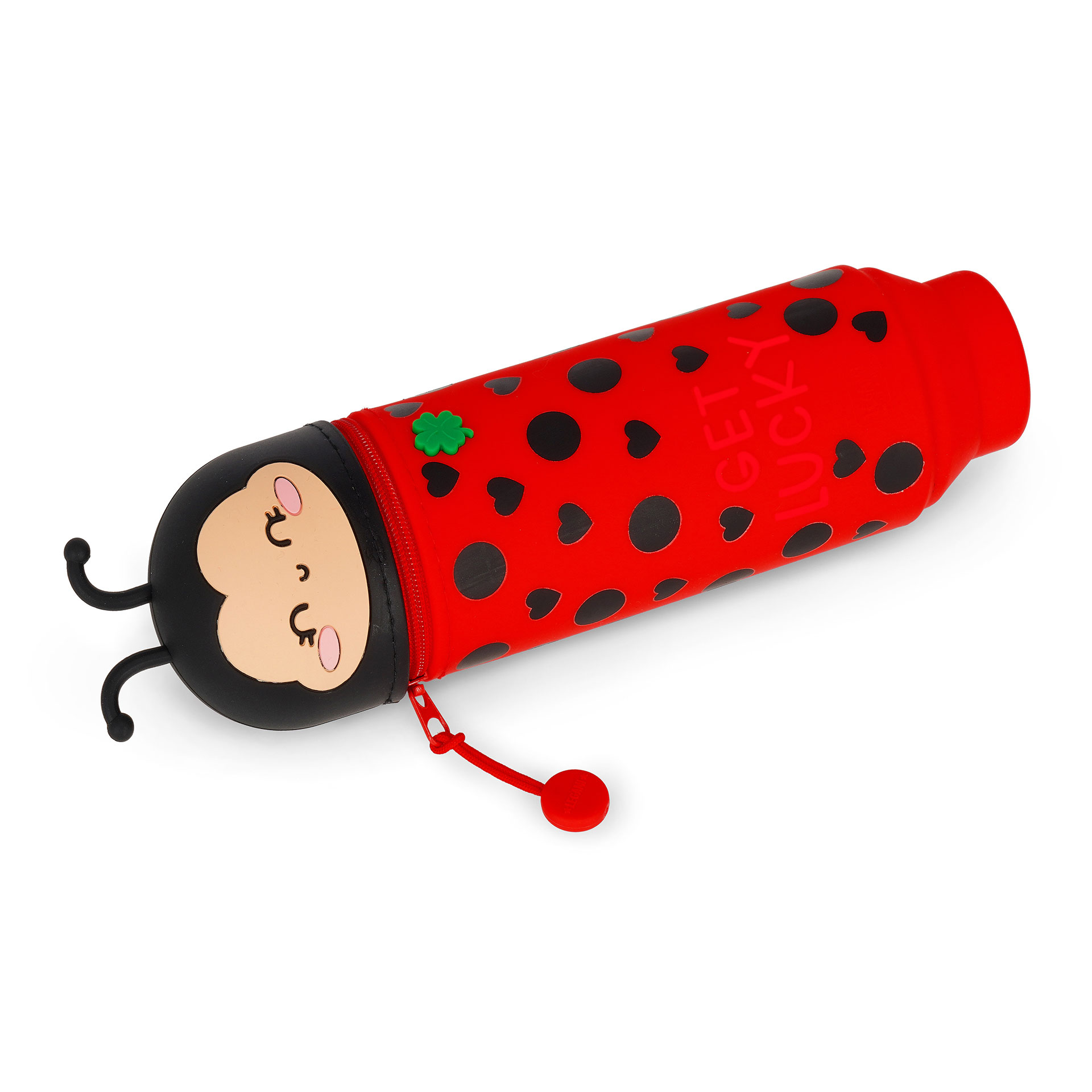 Kawaii - 2-In-1 Silicone Pencil Case - Joaninha ( Imagem 2 de 4 ) - Preview