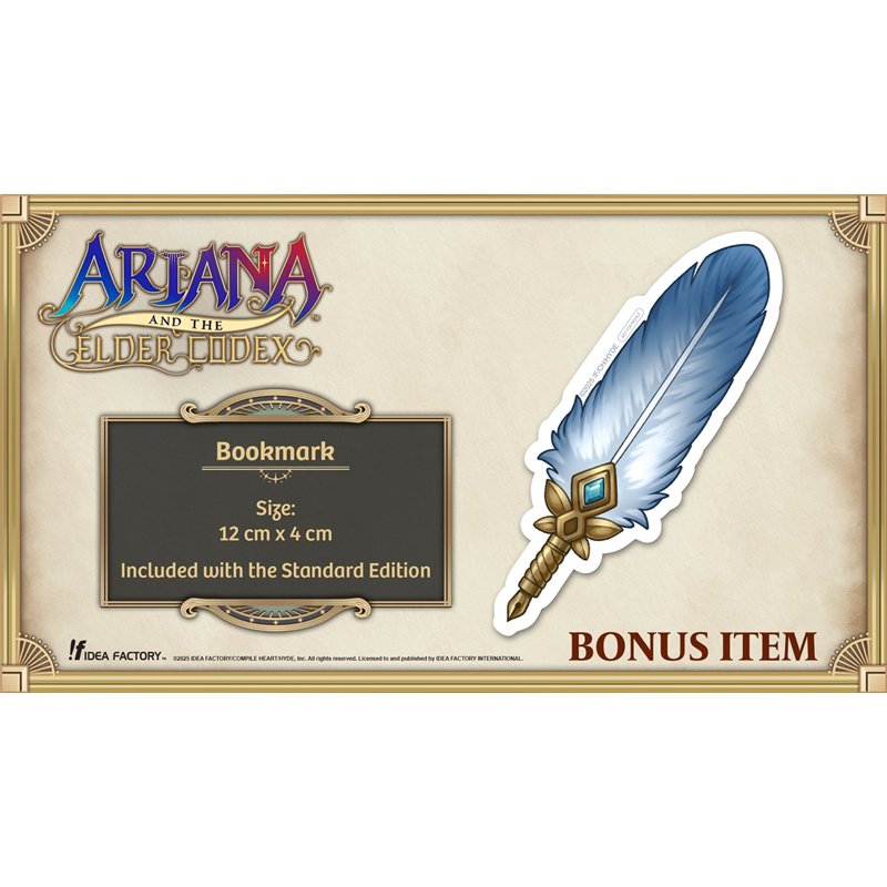 Ariana and the Elder Codex PS5 (Bookmark Bonus Item) ( Imagem 2 de 2 ) - Preview