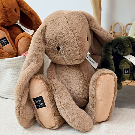 Peluche Coelho Castanho 50Cm Histoire D'Ours Ho3249 ( Imagem 3 de 3 ) - Preview