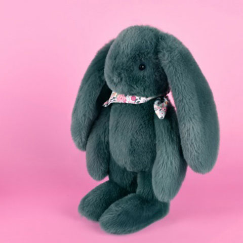 Peluche Coelho Fleurette Verde 35Cm Doudou Et Compagnie Dc4305 ( Imagem 2 de 4 ) - Preview