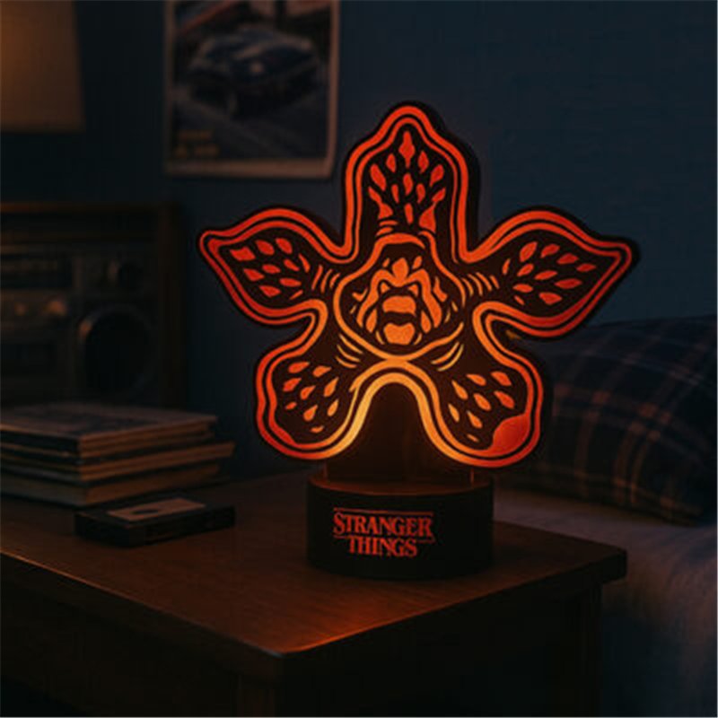 Stranger Things Demogorgon Laser Etched Light ( Imagem 2 de 2 ) - Preview