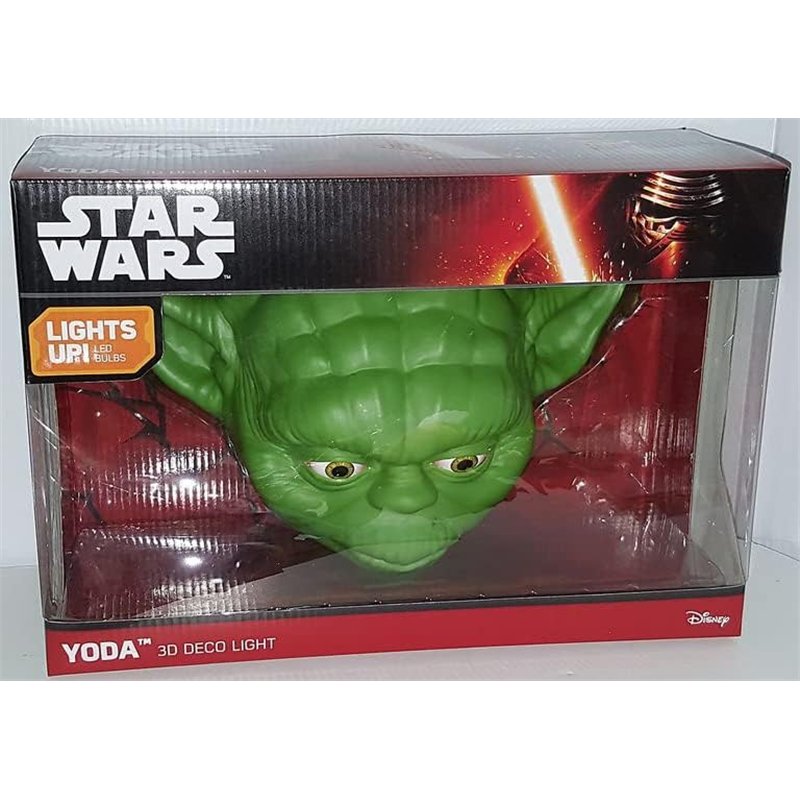 Candeeiro 3D Star Wars Deco Light - Yoda ( Imagem 3 de 3 ) - Preview