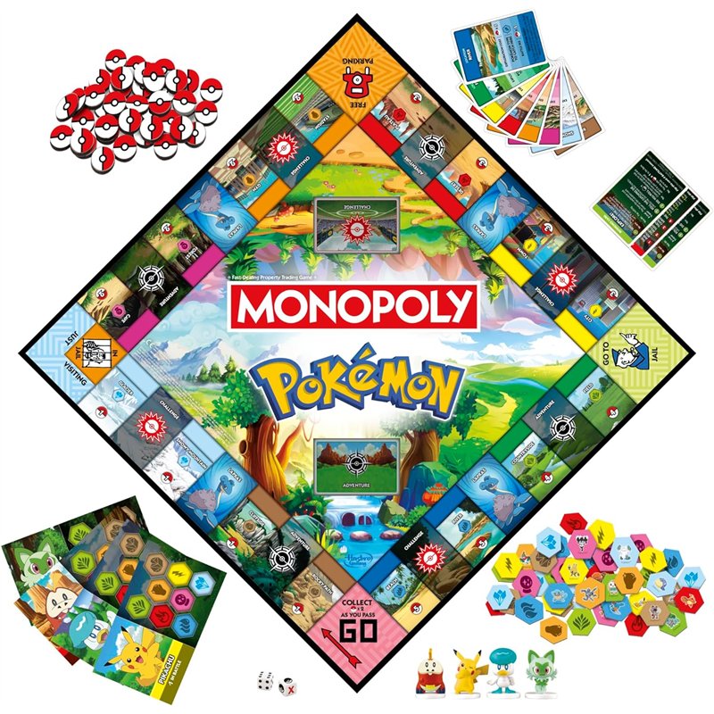 Jogo de Tabuleiro Monopoly: Pokémon Edition ( Imagem 3 de 4 ) - Preview