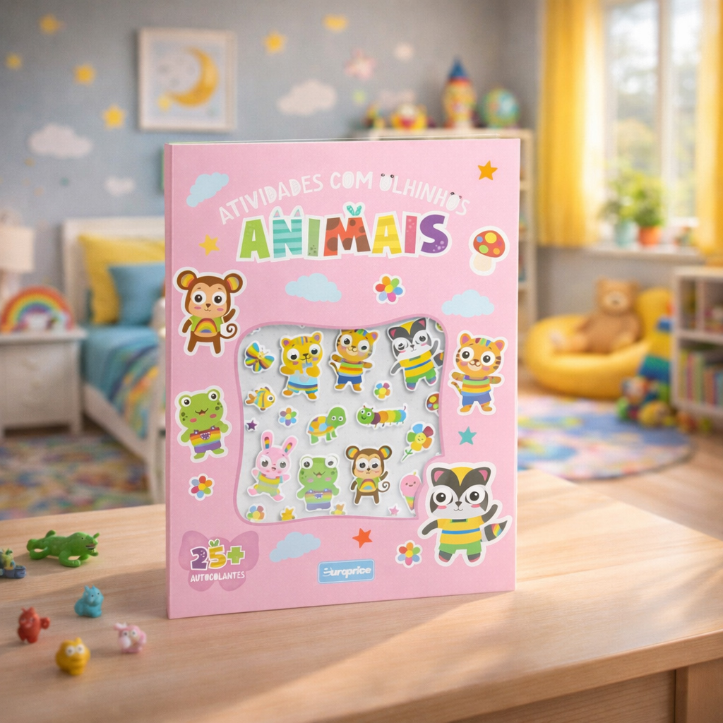 Europrice Atividades com olhinhos - Animais ( Imagem 2 de 2 ) - Preview