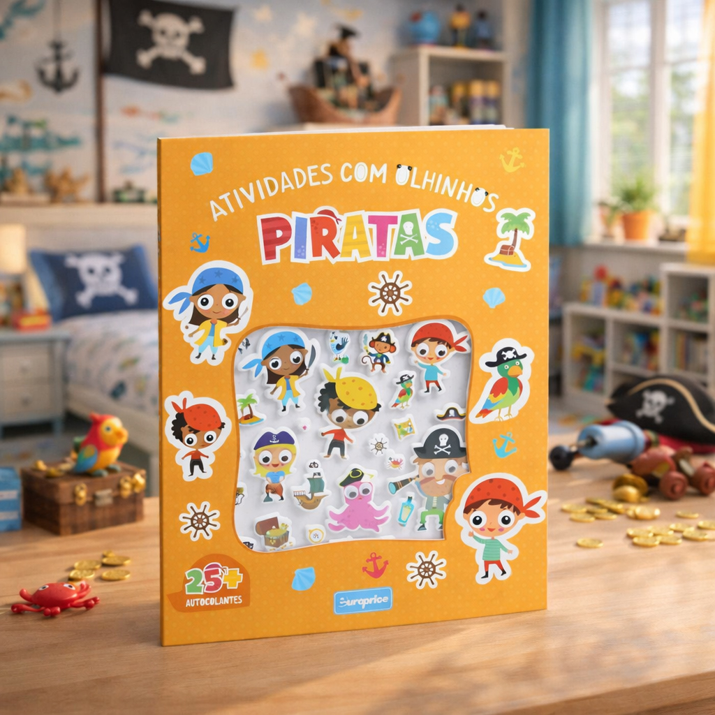 Europrice Atividades com olhinhos - Piratas ( Imagem 2 de 2 ) - Preview