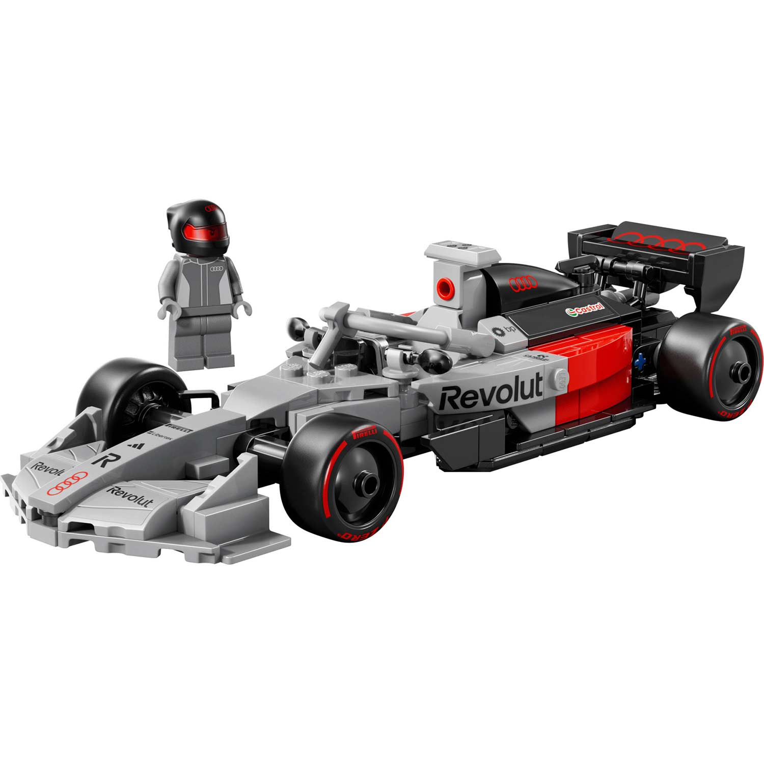 Lego Speed Champions Carro De Corrida Audi Revolut F1 Team R26 77259 ( Imagem 2 de 4 ) - Preview