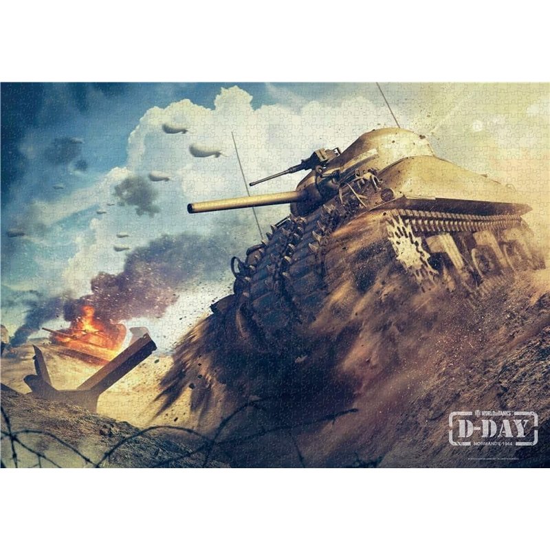 Good Loot Jigsaw Puzzle - World of Tanks D-Day (1000 pieces) ( Imagem 3 de 3 ) - Preview