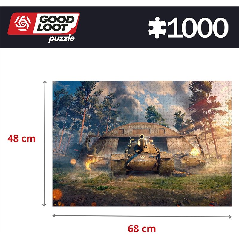 Puzzle Good Loot - World of Tanks Wingback (1000 peças) ( Imagem 3 de 3 ) - Preview