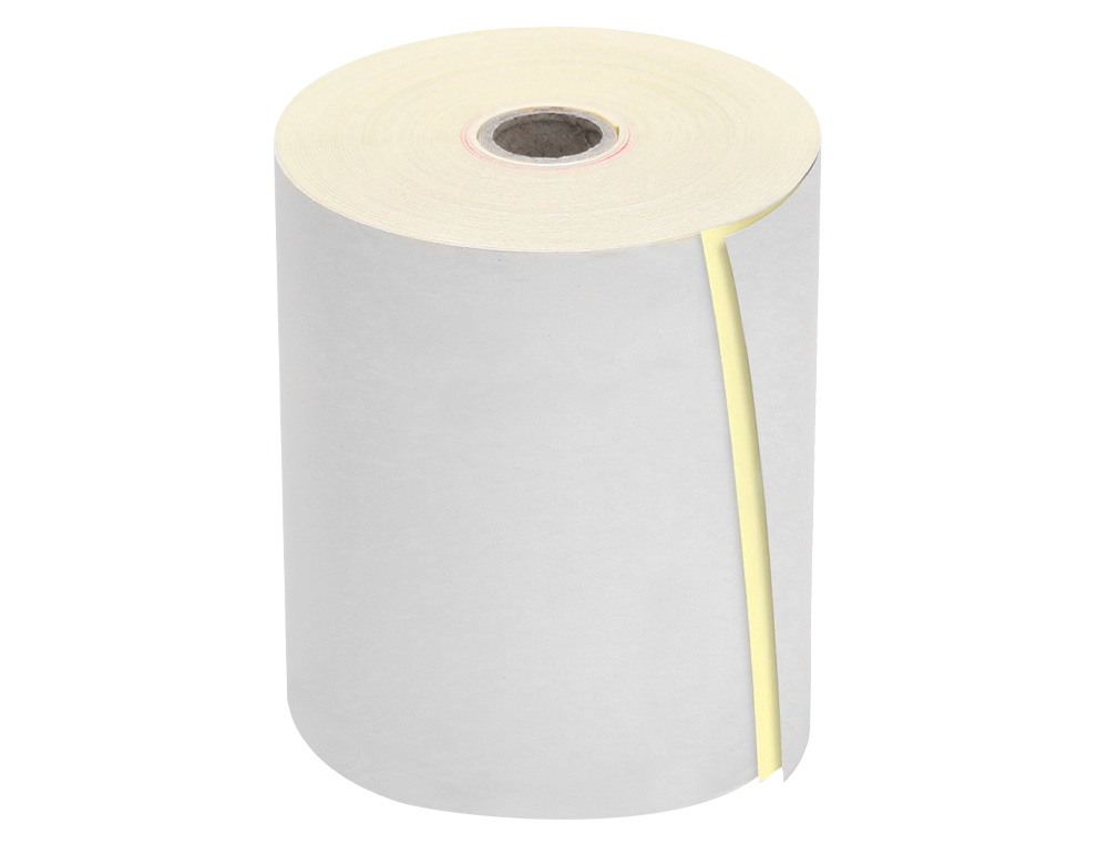 Rolo copiativo q-connect para impressora 75x65x11 mm 58 gr (10 unidades) ( Imagem 3 de 8 ) - Preview