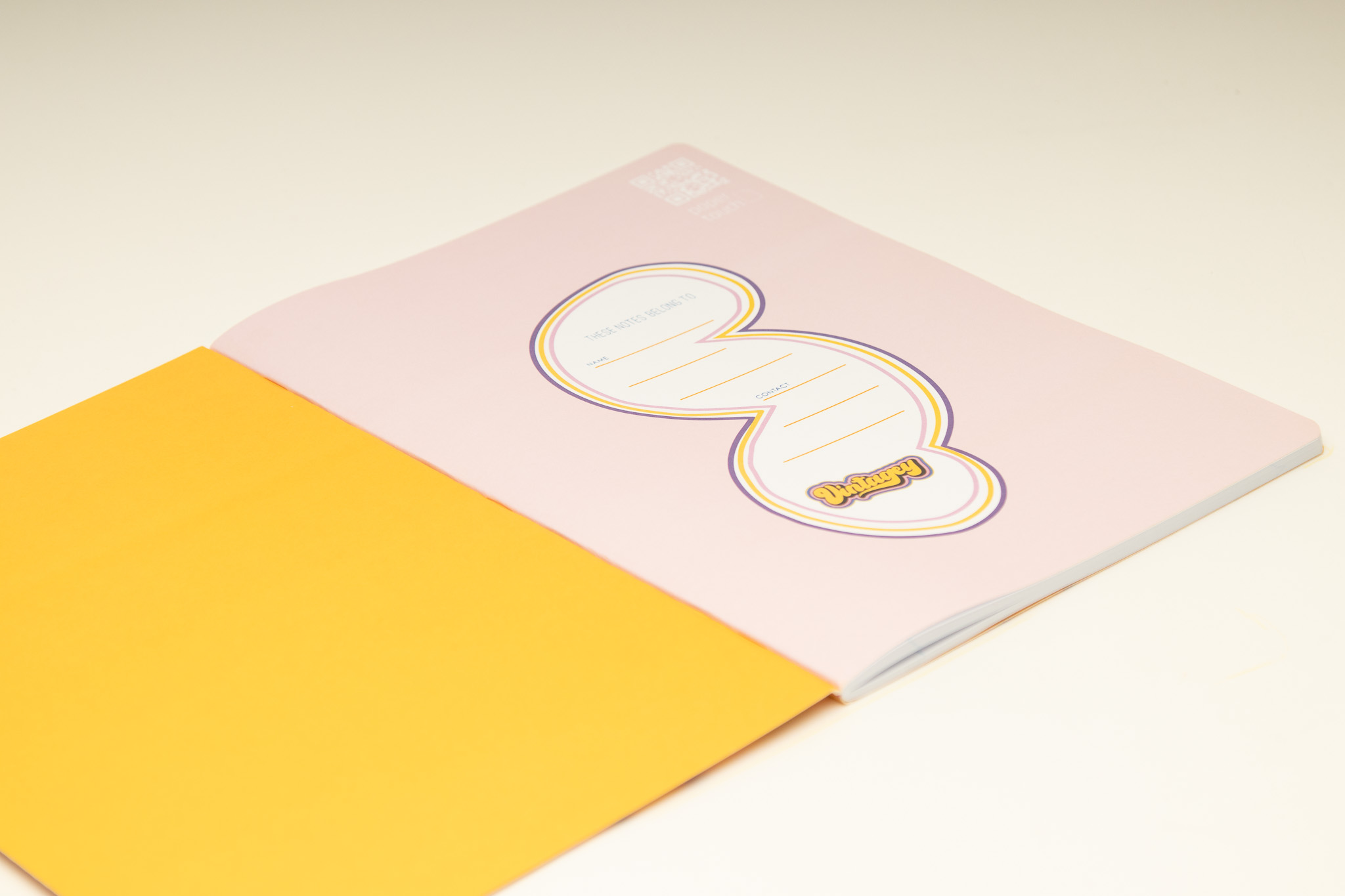 Caderno A4 Agrafado Pautado 48F/90G - Ancor Vintagey Diamond ( Imagem 3 de 4 ) - Preview