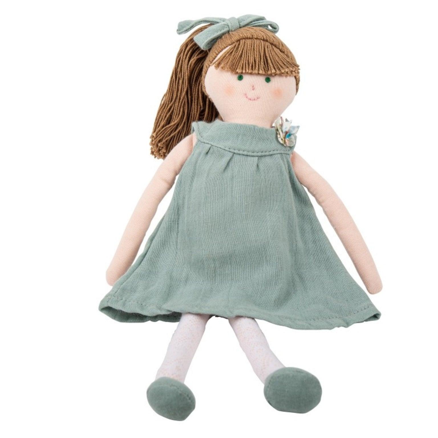 Boneca de Pano com Vestido verde ( Imagem 2 de 4 ) - Preview