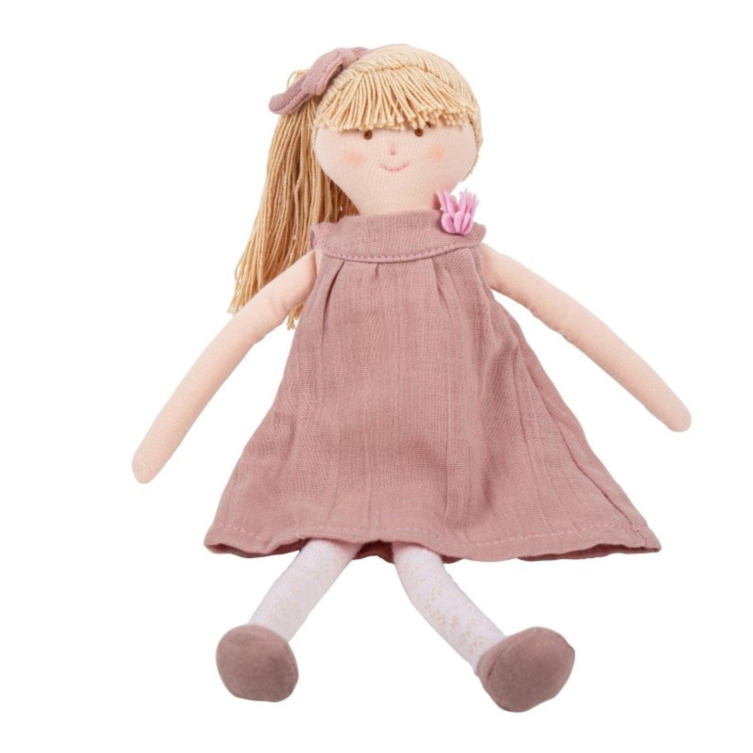 Boneca de pano com Vestido rosa velho ( Imagem 2 de 4 ) - Preview