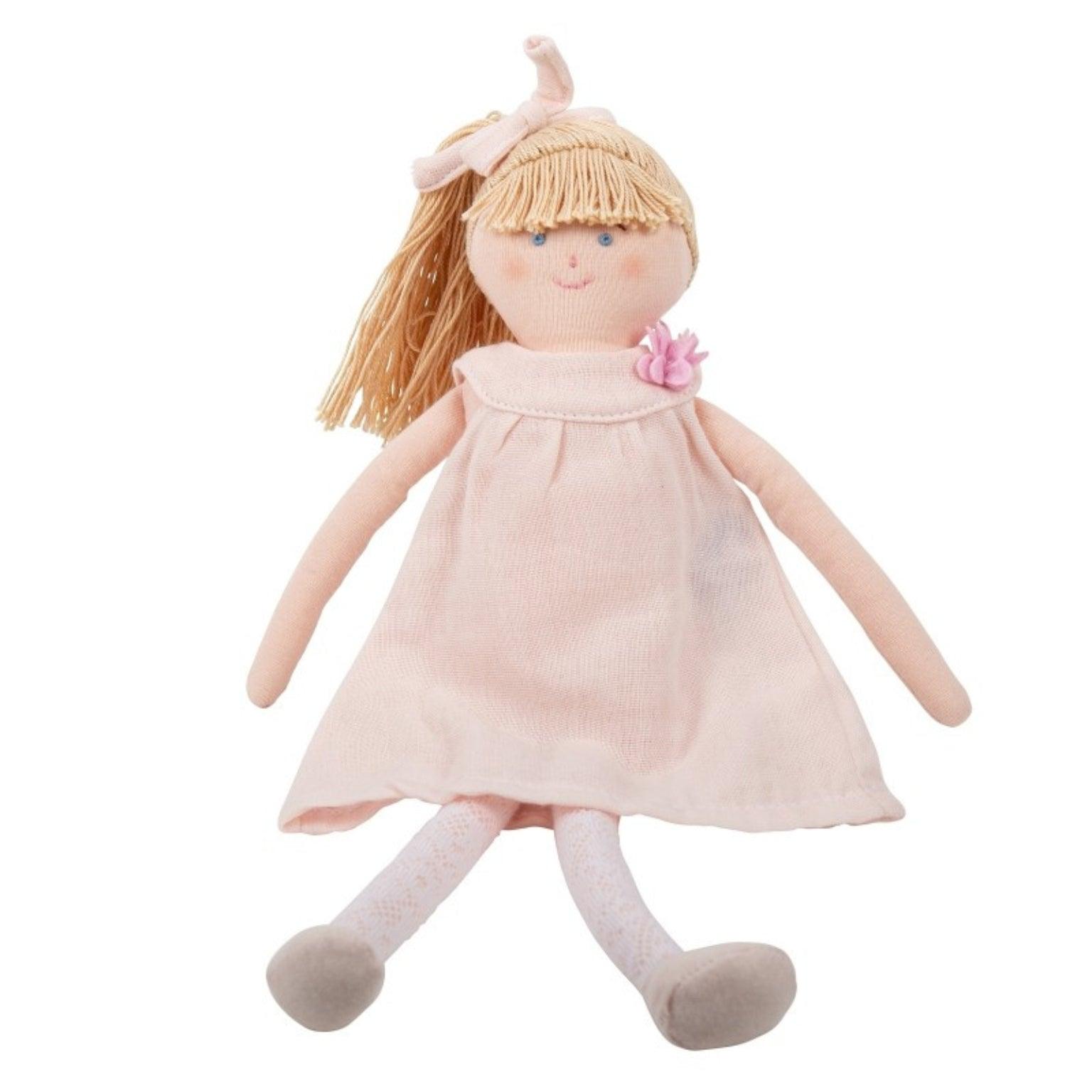 Boneca de pano com Vestido rosa ( Imagem 2 de 4 ) - Preview