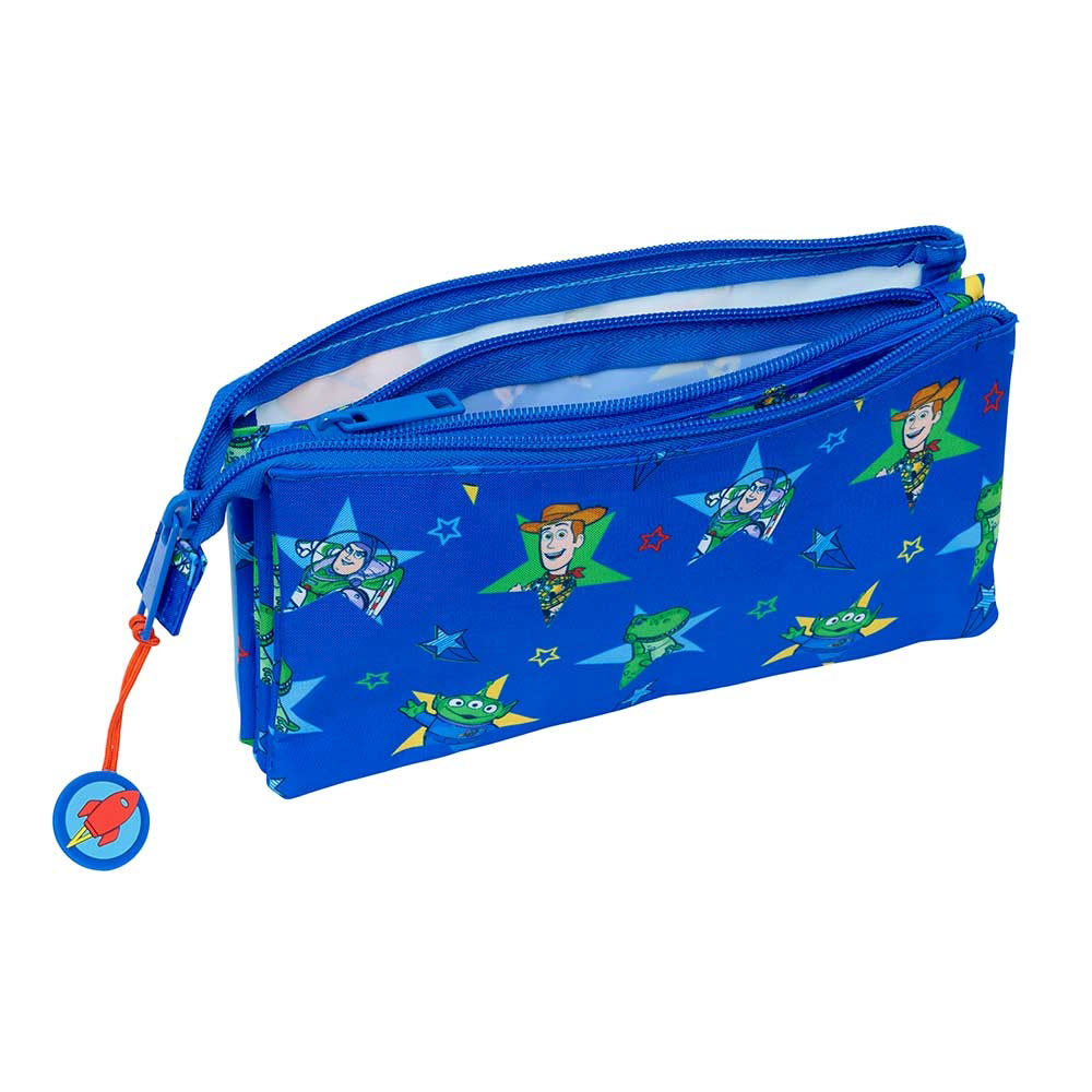 Estojo Triplo Disney Pixar Toy Story Good Vibes 812431744 ( Imagem 3 de 3 ) - Preview