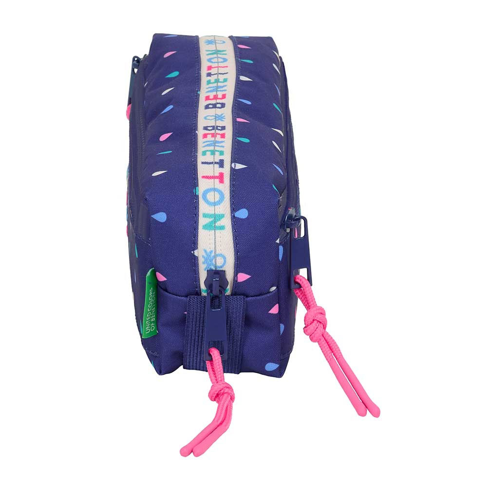 Benetton Drop Triple Pencil Case with Elastic Band 812650027 ( Imagem 3 de 4 ) - Preview