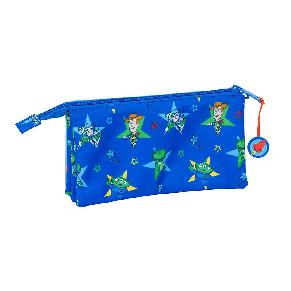 Estojo Triplo Disney Pixar Toy Story Good Vibes 812431744 ( Imagem 2 de 3 ) - Preview