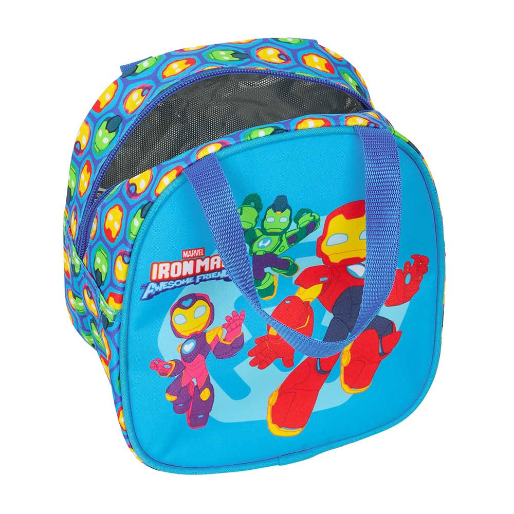 Marvel Iron Man and His Amazing Friends Thermal Lunchbox 22X19X14Cm 812670607 ( Imagem 4 de 4 ) - Preview