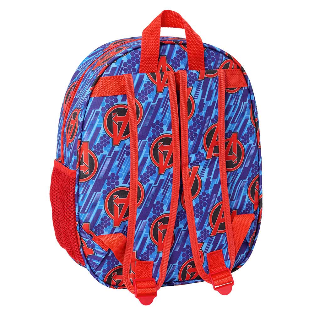 Mochila Marvel Avengers 3D 33X27X10Cm 622567890 ( Imagem 2 de 3 ) - Preview