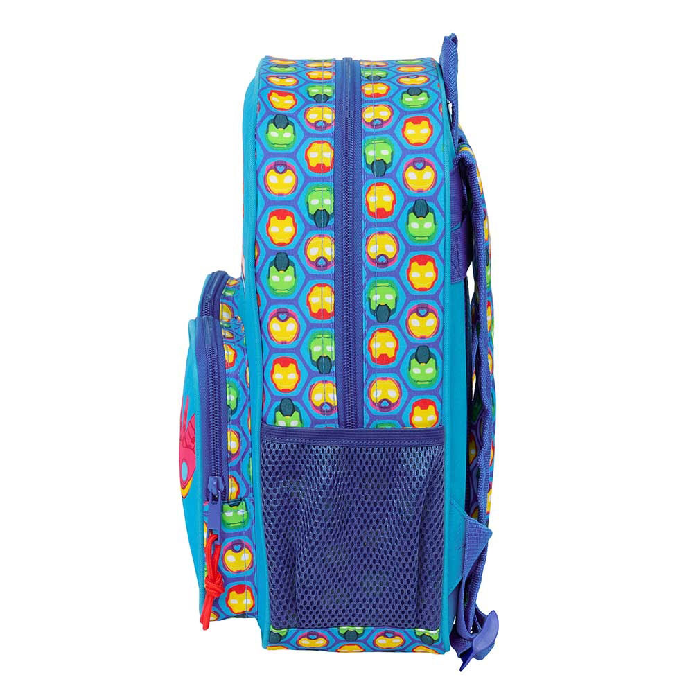Mochila Marvel Iron Man And His Awesome Friends 34X26X11Cm Adaptável A Trolley 612670185 ( Imagem 3 de 3 ) - Preview