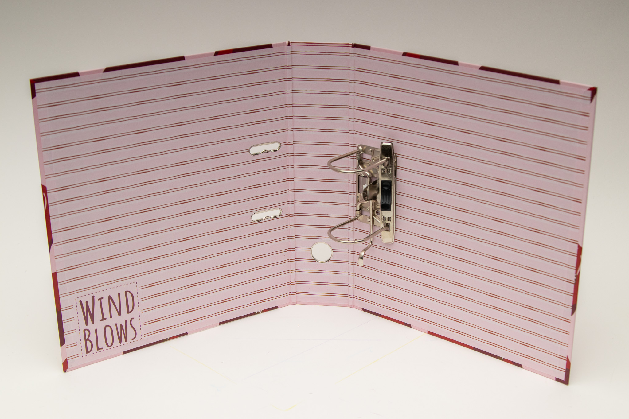 Pasta de Arquivo Lombada Larga A4 - B'Log Wind Flowers ( Imagem 3 de 6 ) - Preview