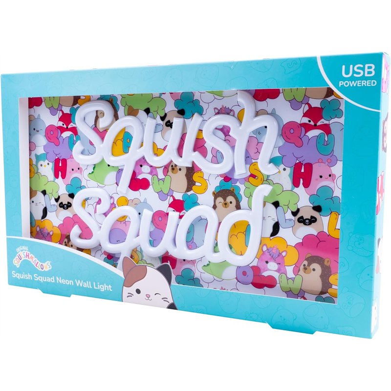 Squishmallows Squish Squad Neon Wall Light ( Imagem 3 de 3 ) - Preview