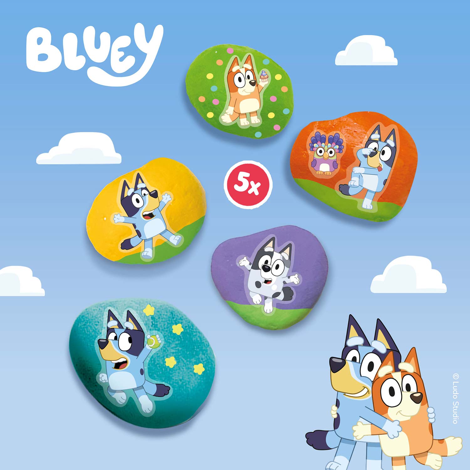 Bluey - Pintura De Pedras Ses Creative 14095 ( Imagem 3 de 4 ) - Preview