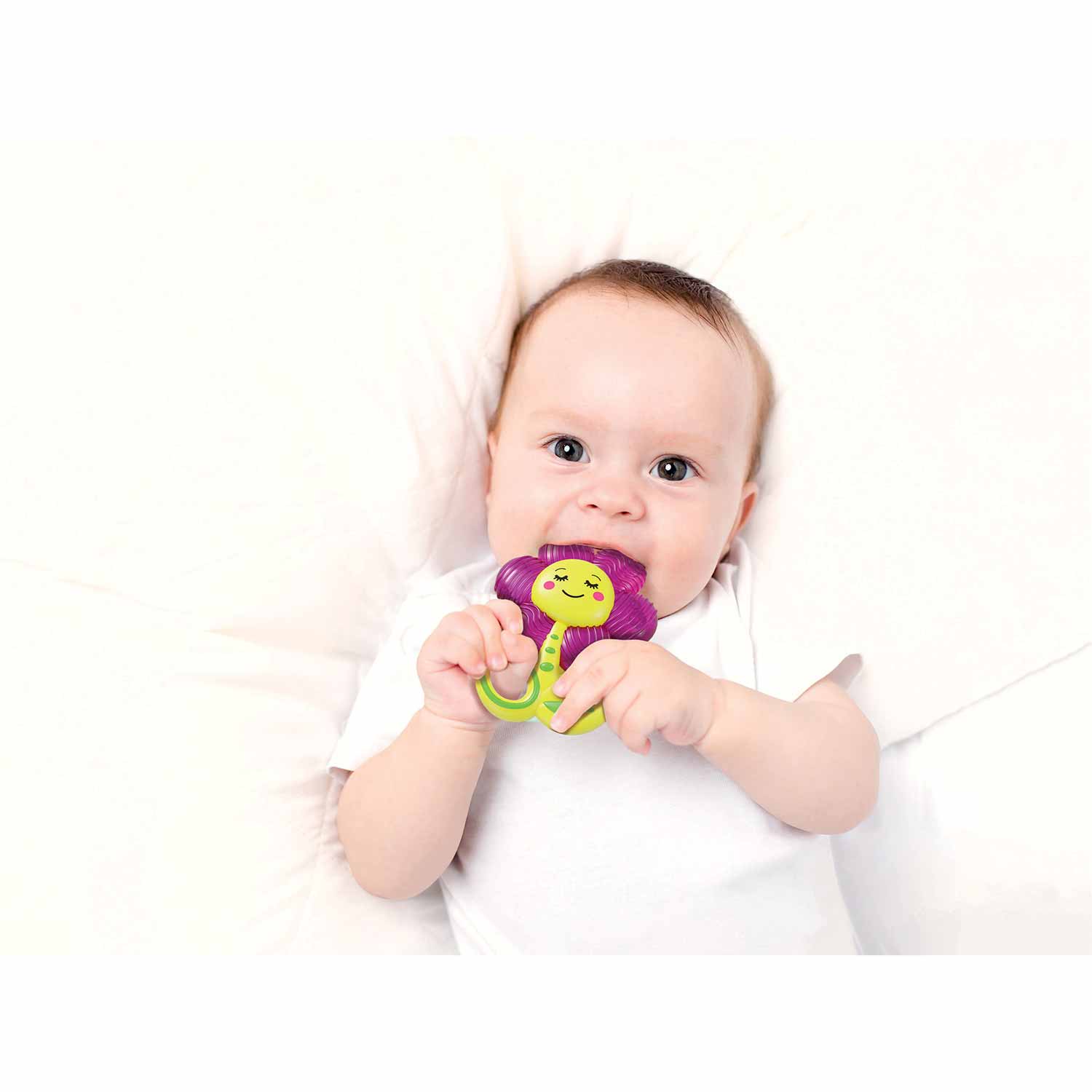 Mordedor Refrescante Flor Clementoni Baby 17609 ( Imagem 3 de 4 ) - Preview