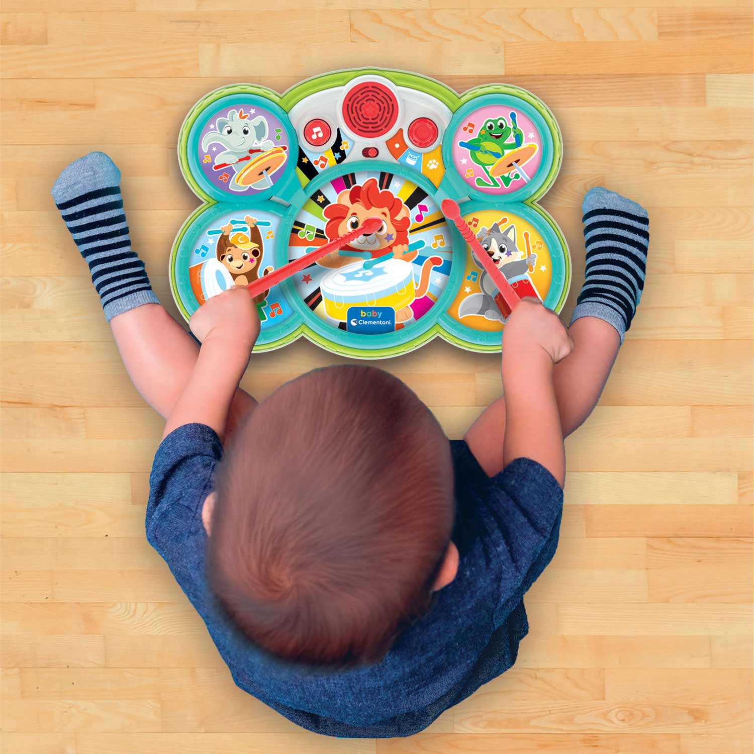 Bateria Dos Animais Clementoni Baby 17598 ( Imagem 4 de 4 ) - Preview