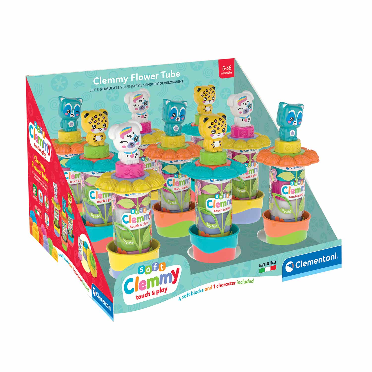 Blocos Clementoni Soft Clemmy Tubos De Jardim 4 Un 17979 ( Imagem 3 de 3 ) - Preview