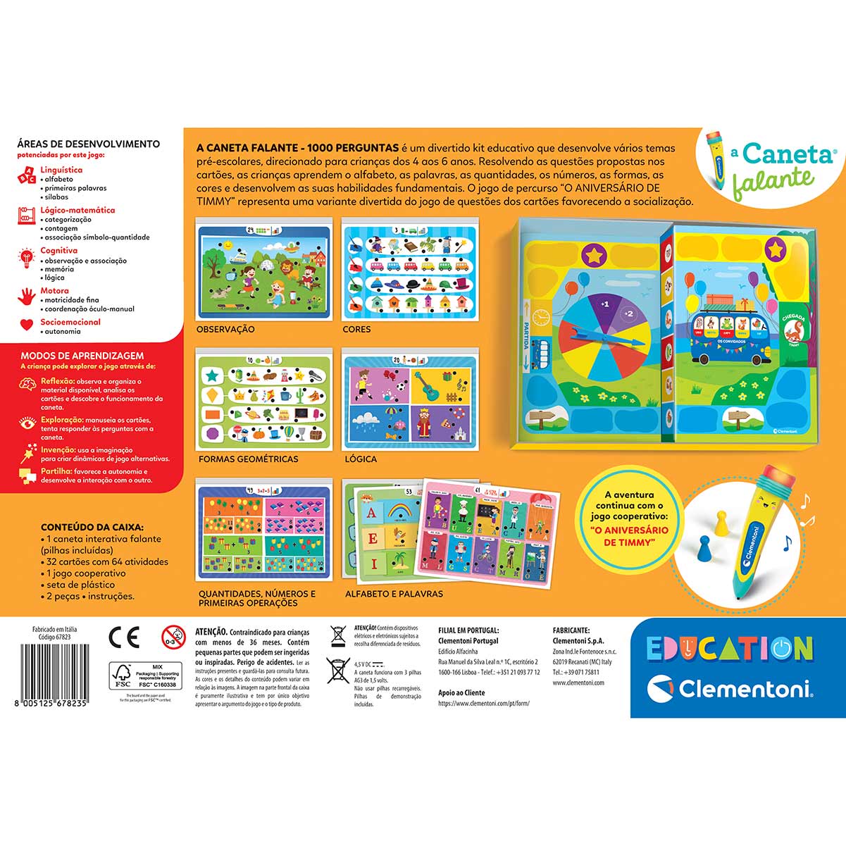 A Caneta Falante - 1000 Perguntas Clementoni Education 67823 ( Imagem 3 de 3 ) - Preview