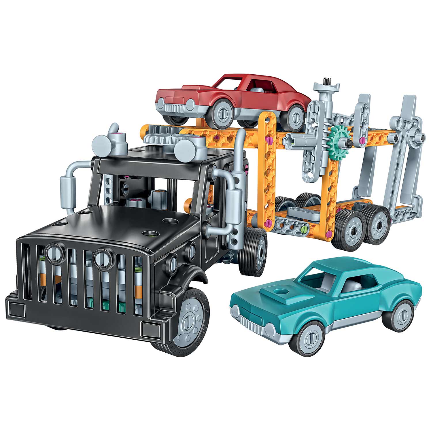 Laboratório De Mecânica - Carro De Transporte Clementoni Ciencia & Jogo 67840 ( Imagem 2 de 4 ) - Preview