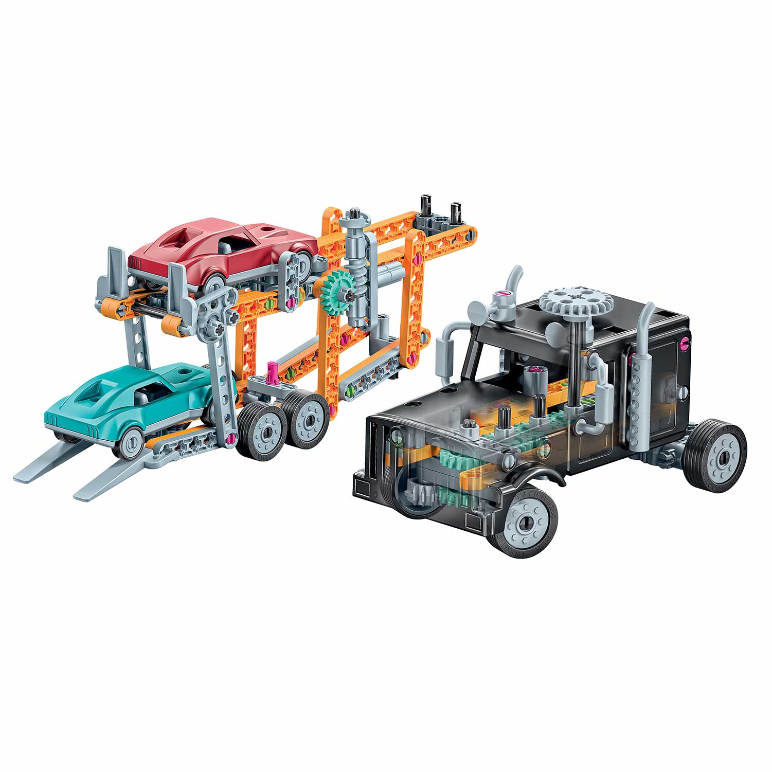 Laboratório De Mecânica - Carro De Transporte Clementoni Ciencia & Jogo 67840 ( Imagem 3 de 4 ) - Preview