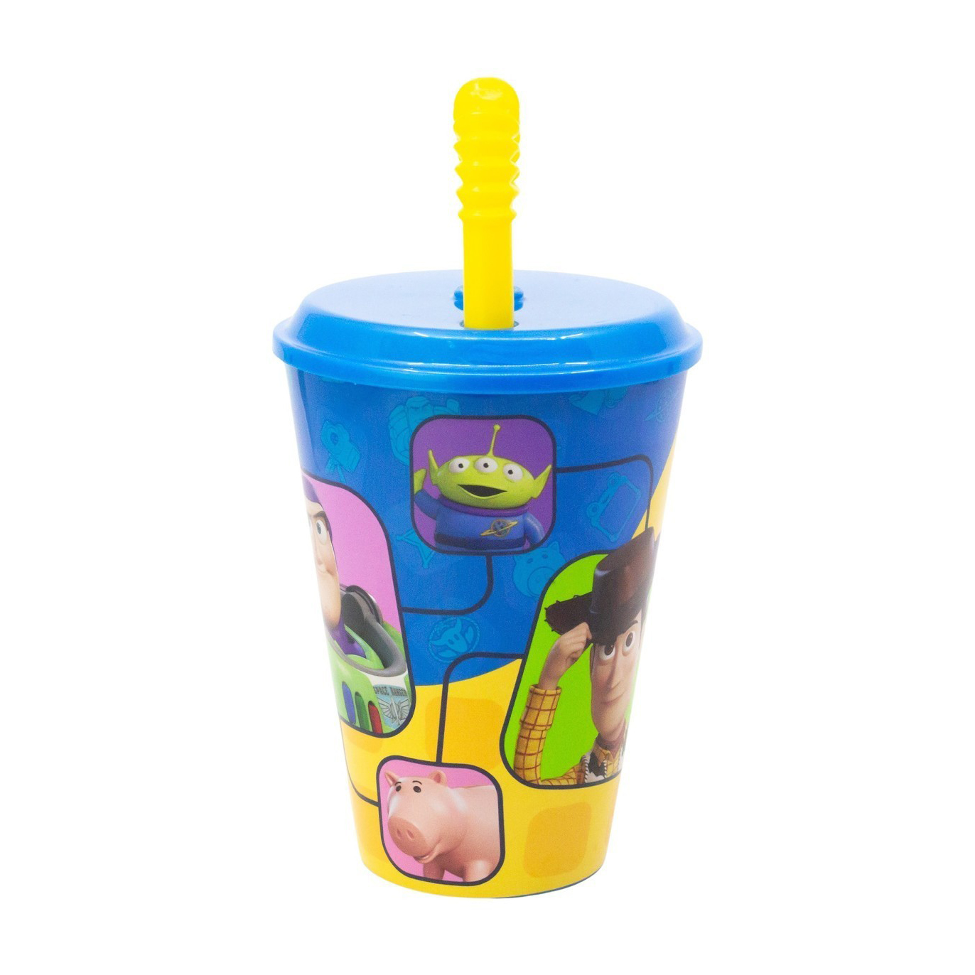 Copo Easy Sport Com Tampa E Palhinha Toy Story 430Ml 21840 ( Imagem 2 de 4 ) - Preview