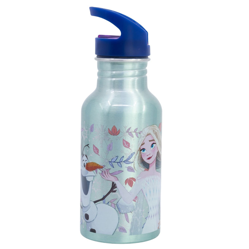 Garrafa Nevada De Alumínio Com Bico Disney Frozen Snowy Tale 545Ml 81025 ( Imagem 2 de 4 ) - Preview