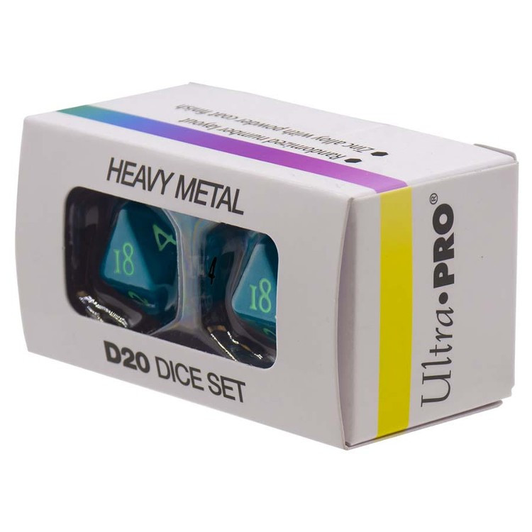 UP - Vivid Heavy Metal Dice: Blue ( Imagem 2 de 2 ) - Preview