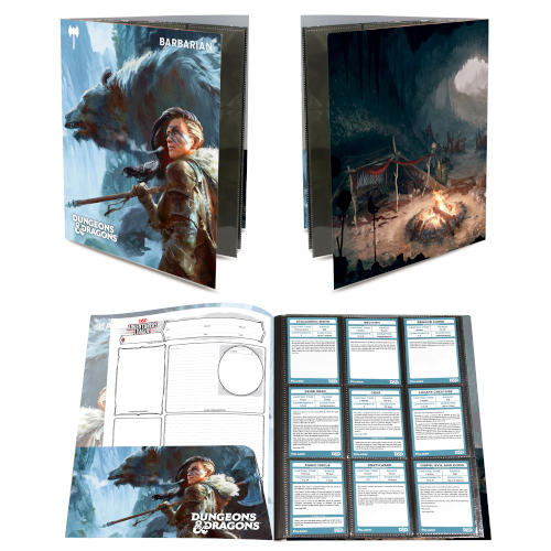 UP - Class Folio with Stickers for Dungeons & Dragons - Barbarian ( Imagem 2 de 3 ) - Preview