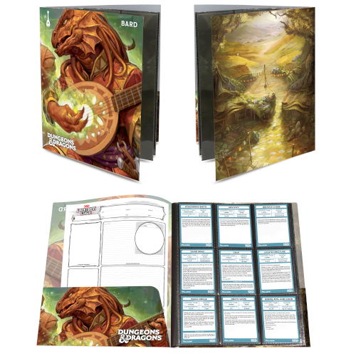 UP - Class Folio with stickers for Dungeons & Dragons - Bard ( Imagem 2 de 2 ) - Preview