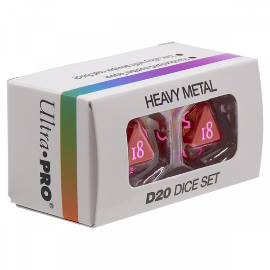 UP - Vivid Heavy Metal Dice: Red ( Imagem 2 de 2 ) - Preview