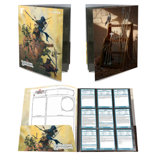 UP - Class Folio with Stickers for Dungeons & Dragons - Fighter ( Imagem 2 de 2 ) - Preview