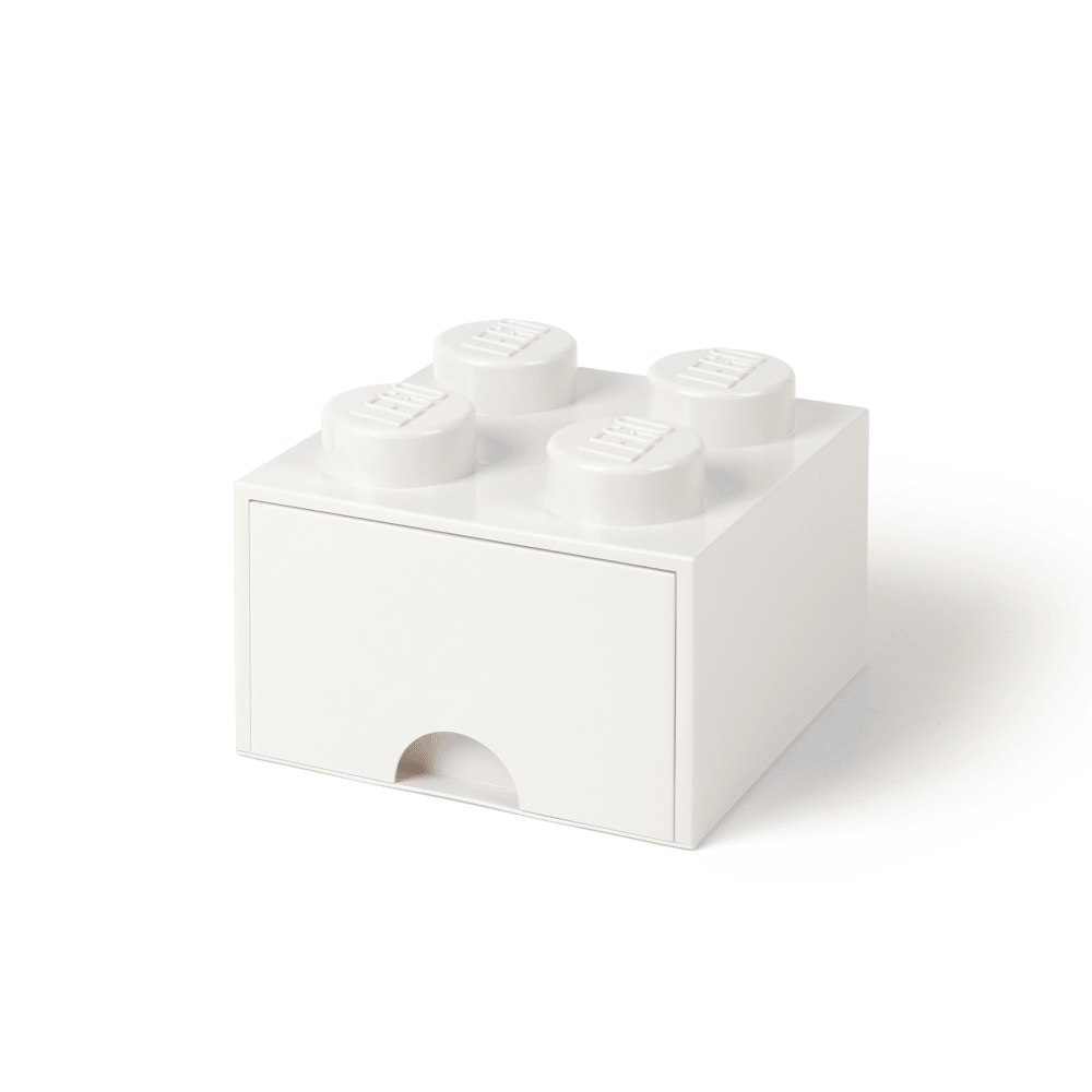 LEGO® Gaveta de Arrumação 2x2 | Branco | 250x250x180 mm | Empilhável ( Imagem 2 de 4 ) - Preview